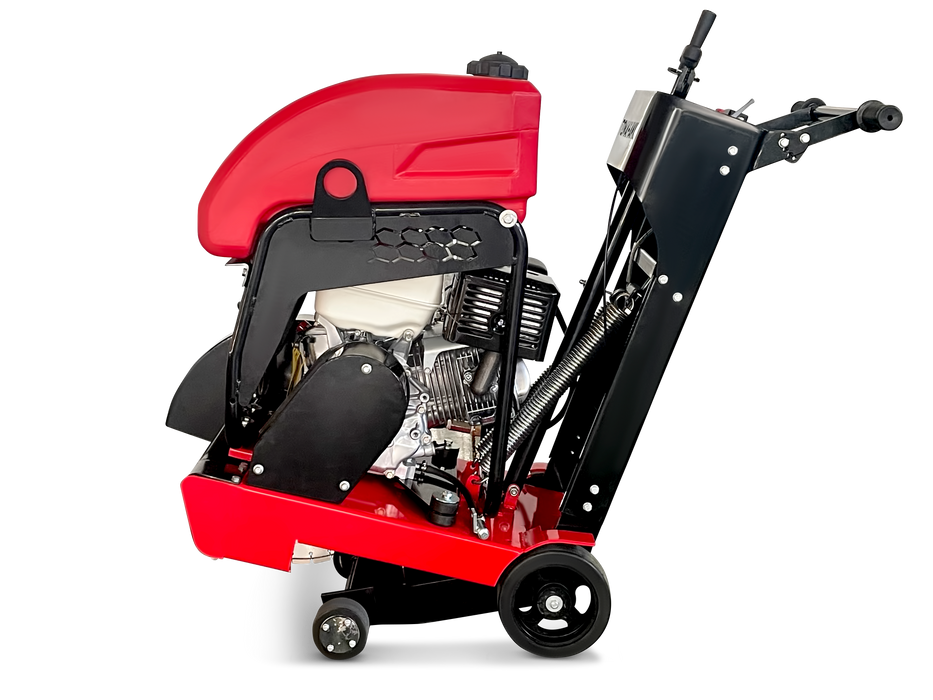 Tomahawk Power PRE ORDER: 20 Inch Walk Behind Concrete Saw with 13 HP Honda Water Tank GX390 Engine for... - Lifestyle View