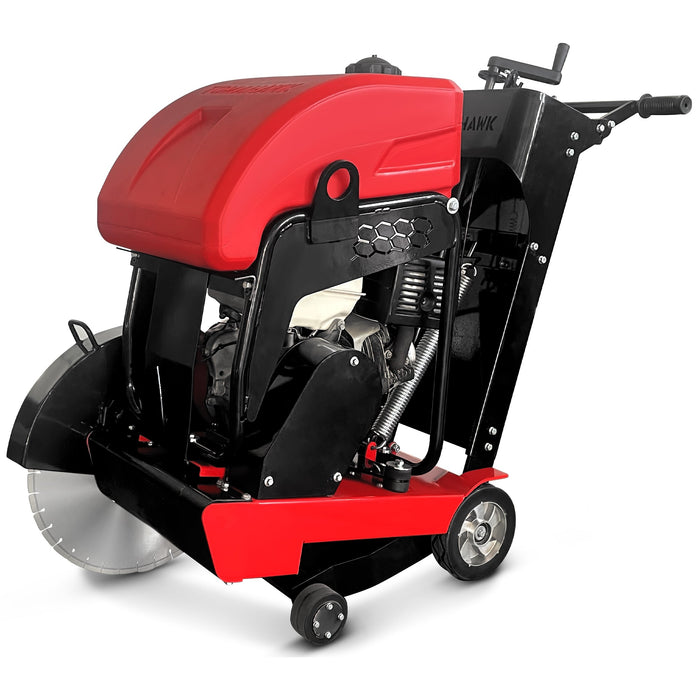 Tomahawk Power PRE ORDER: 20 Inch Walk Behind Concrete Saw with 13 HP Honda Water Tank GX390 Engine for Asphalt Concrete...