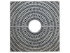 Vestil TG-5S-BK 100% Recycled Plastic Tree Grate Square 60 in. x 60 in. x 2 in. Black