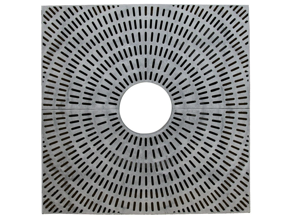 Vestil TG-5S-BK 100% Recycled Plastic Tree Grate Square 60 in. x 60 in. x 2 in. Black