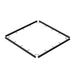 Vestil TG-5S-F-BK 100% Recycled Plastic Tree Grate Frame Square 54 in. x 1-1/2 in. x 1-1/2 in. Black