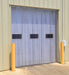 Vestil TG-800-S-H-72-120 PVC Vinyl Strip Door 2/25 in. Standard Overlap Header Mount 72 in. x 120 in. Clear