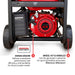 Tomahawk Power 4000 Watt Honda Powered Generator Portable Gas Power Professional Use - Detail View 2