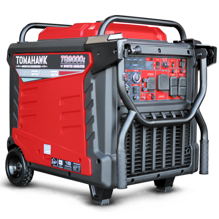 Tomahawk Power 10,500 Watt Inverter Generator Electric Start Super Quiet Portable Gas Power Professional Use - Main...