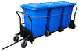 Vestil TH-CART-95 steel trash can cart maximum capacity - view 3