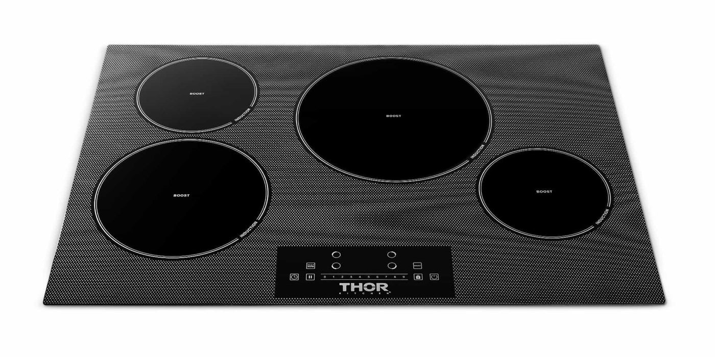 Thor Kitchen 30-Inch Built-In Induction Cooktop with 4 Elements (TIH30) Thor Kitchen