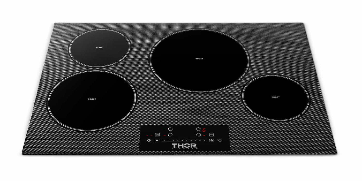Thor Kitchen 30-Inch Built-In Induction Cooktop with 4 Elements (TIH30) Thor Kitchen