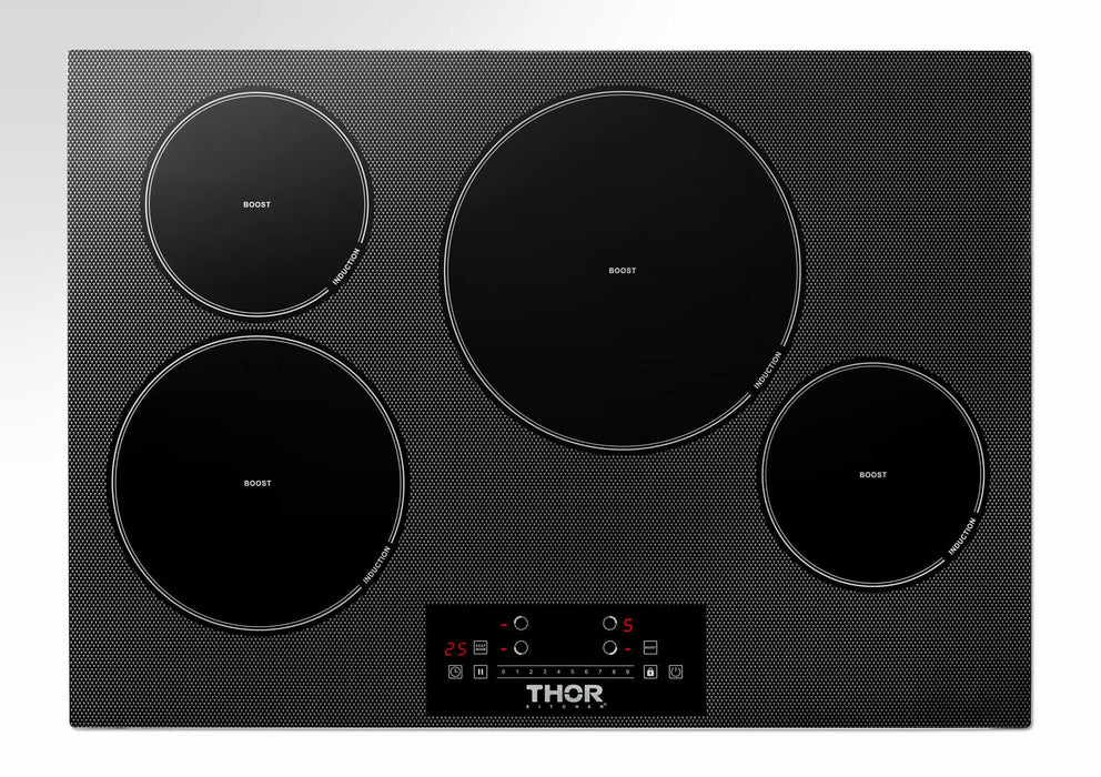 Thor Kitchen 30-Inch Built-In Induction Cooktop with 4 Elements (TIH30) Thor Kitchen