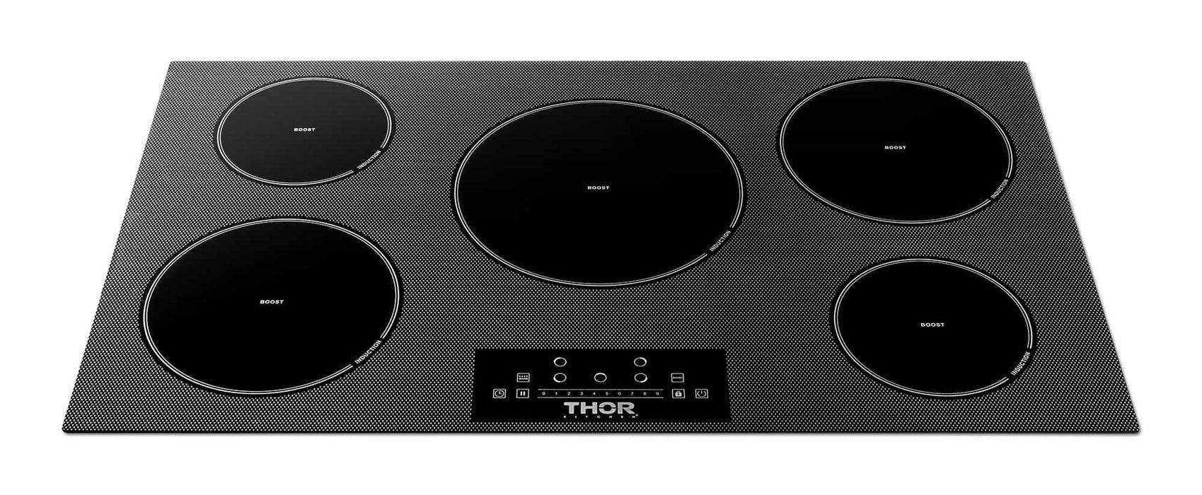Thor Kitchen 36-Inch Built-In Induction Cooktop with 5 Elements (TIH36) Thor Kitchen