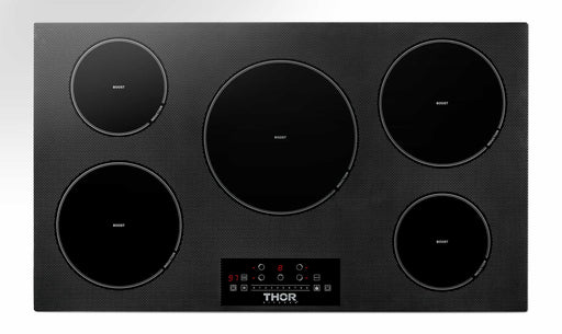 Thor Kitchen 36-Inch Built-In Induction Cooktop with 5 Elements (TIH36) Thor Kitchen