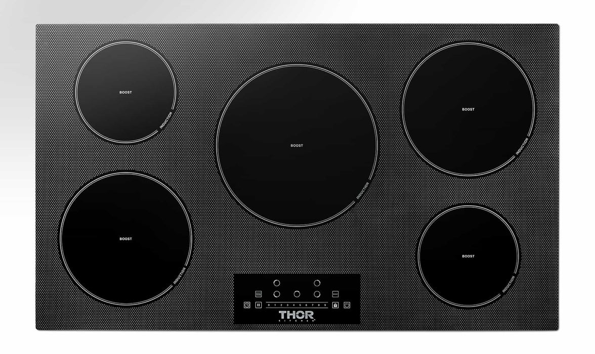 Thor Kitchen 36-Inch Built-In Induction Cooktop with 5 Elements (TIH36) Thor Kitchen