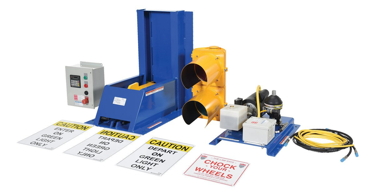 Vestil TL-100-F steel electric hydraulic with aluminum led light package trailer - view 2