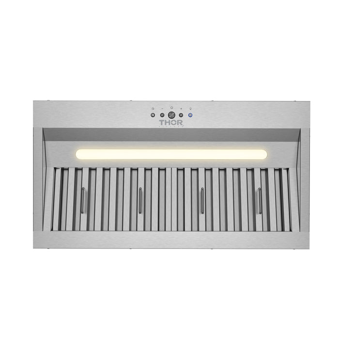 Thor Kitchen 28-Inch Range Hood Insert (TLH2815) – lighting effect
