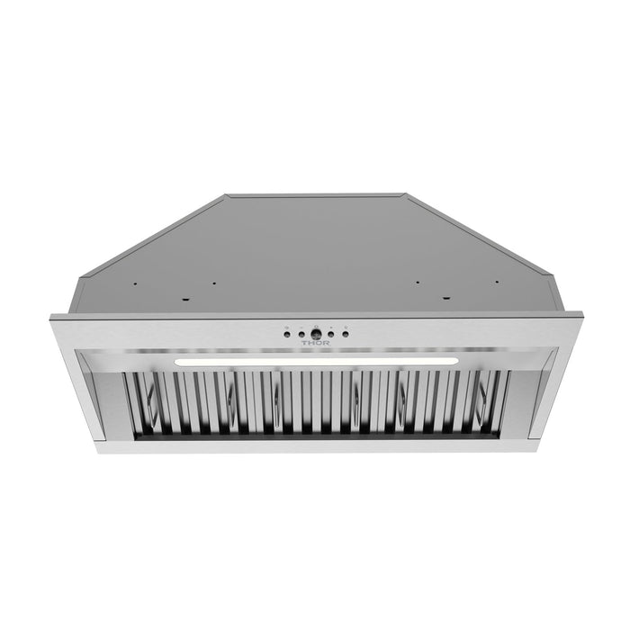 Thor Kitchen 34-Inch Range Hood Insert (TLH3415) – front logo