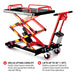 Tomahawk Power PRE ORDER: Electric Hydraulic Lift Table – 600 lb, 59 in. Extension Portable Powered... - Lifestyle View
