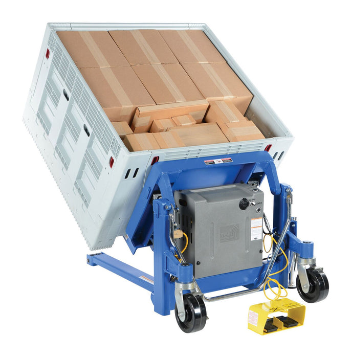 Vestil TM-20-DC-FC steel tilt master dc powered foot control - view 7
