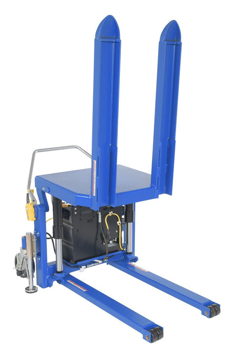 Vestil TM-20-DC Steel Tilt Master DC Powered 12 Volt 2,000 lb. Capacity Blue