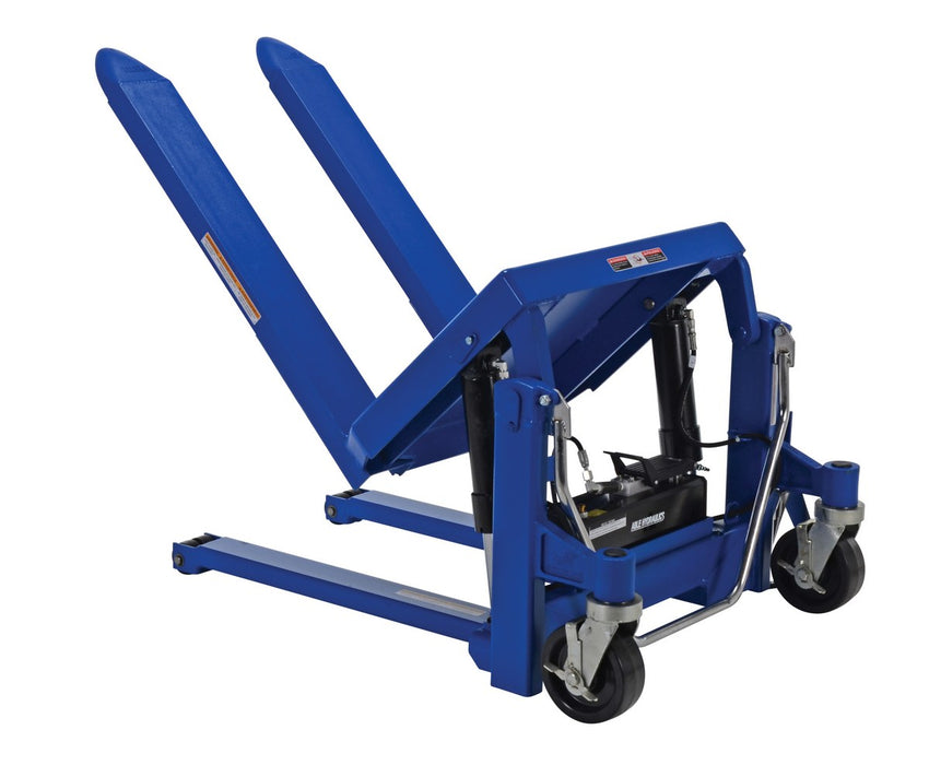 Vestil TM-40-AIR Steel Tilt Master Reciprocating Air/Oil Power 4,000 lb. Capacity Blue
