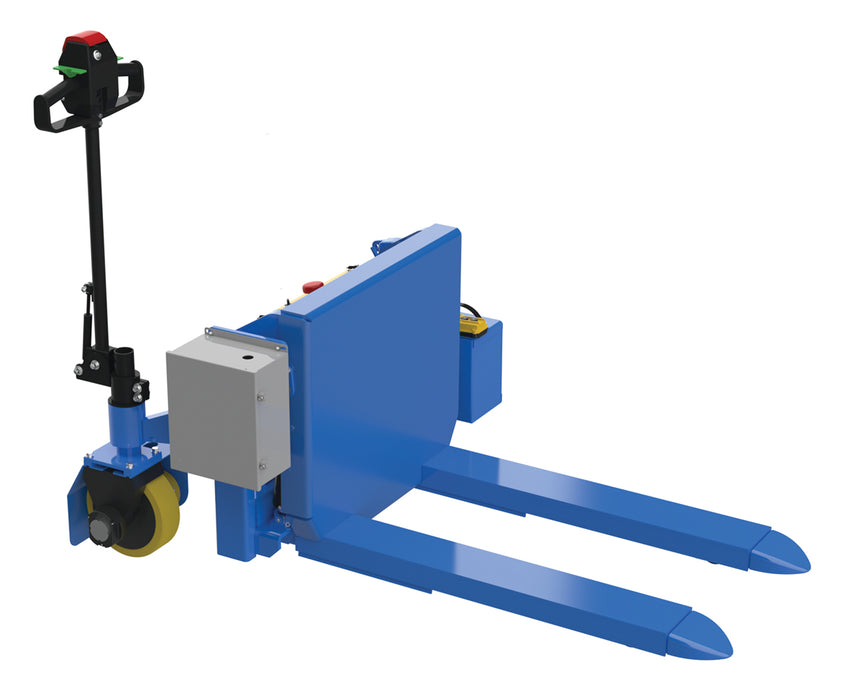 Vestil TM-40-DC-PTDS Steel Tilt Master DC Powered Traction Drive System 4,000 lb. Capacity Blue