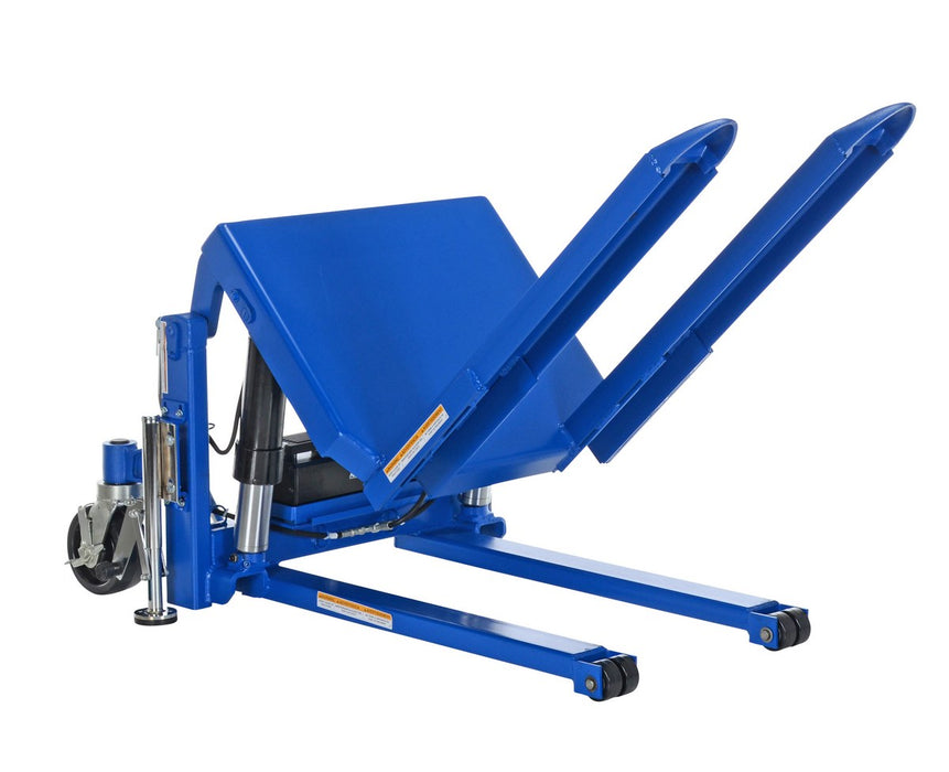 Vestil TM-60-AIR Steel Tilt Master Reciprocating Air/Oil Power 6,000 lb. Capacity Blue