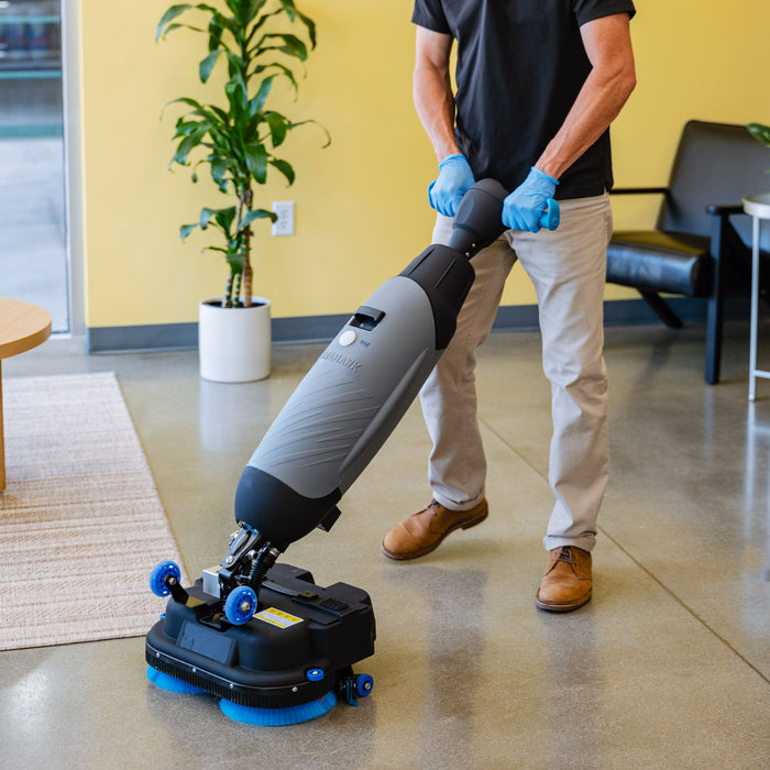 Tomahawk Power Electric Floor Scrubber Cleaner with 18” Power Mop Brushes Cordless 36V Battery Powered - View 10