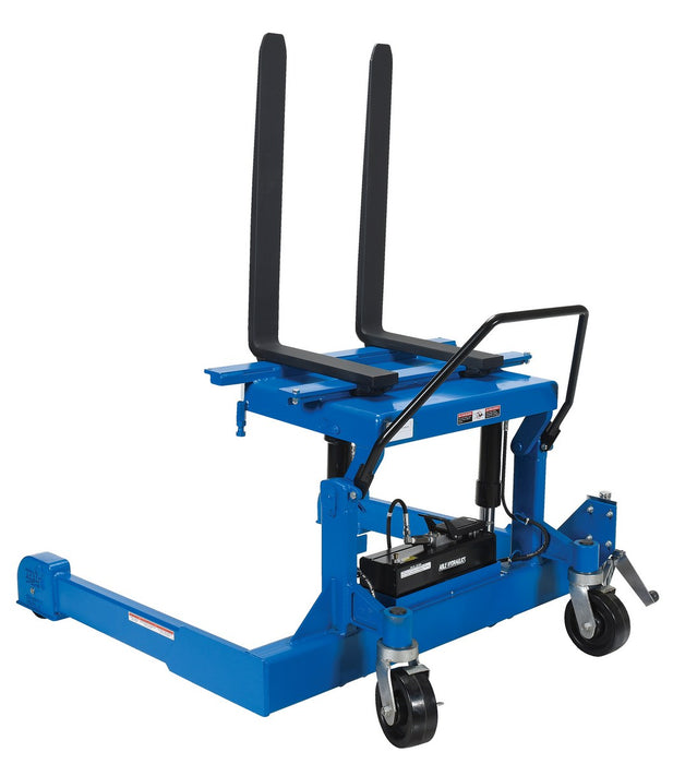 Vestil TMS-20-AIR steel tilt master straddle reciprocating air/oil power - view 4