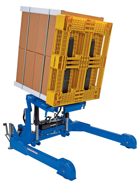Vestil TMS-20-AIR steel tilt master straddle reciprocating air/oil power - view 11