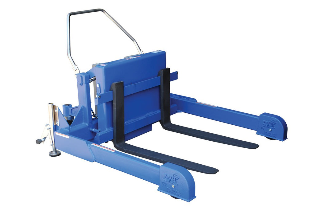 Vestil TMS-20-DC Steel Tilt Master Straddle DC Powered 12 Volt 2,000 lb. Capacity Blue