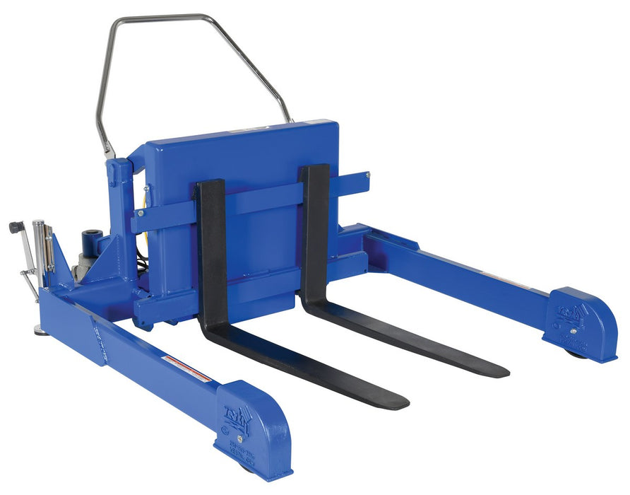 Vestil TMS-40-DC Steel Tilt Master Straddle DC Powered 12 Volt 4,000 lb. Capacity Blue