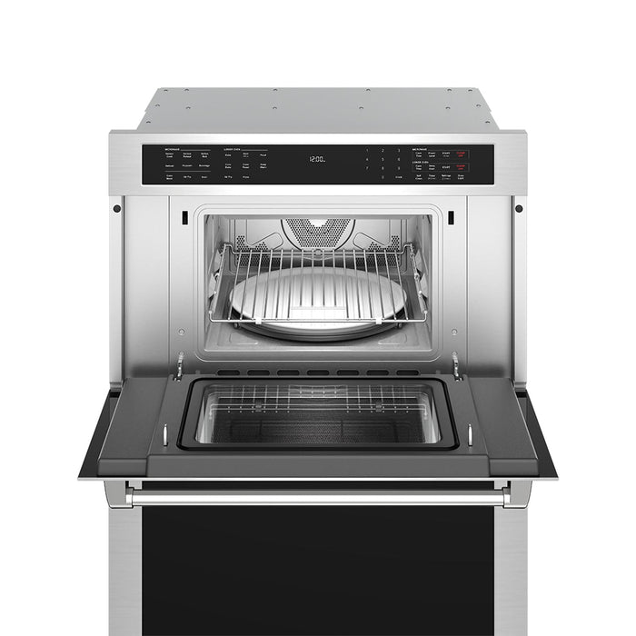 TMW30ED upper 1.9 cu. ft. microwave speed oven with door open
