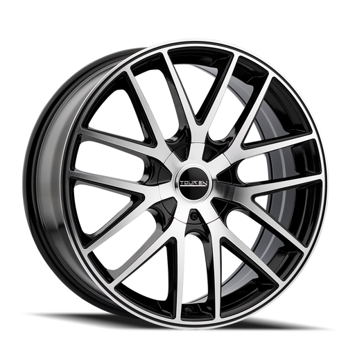 Touren TR60 Gloss Black Machined Wheel 1