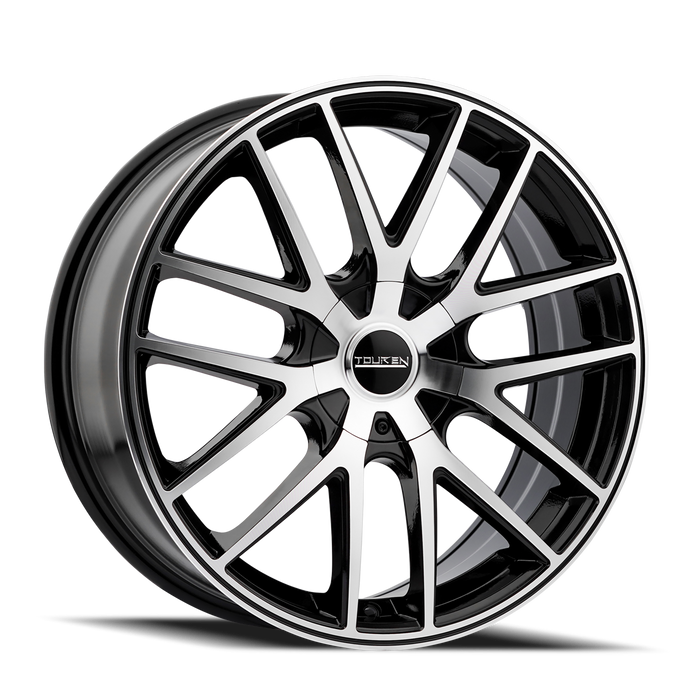 Touren TR60 Gloss Black Machined Wheel 1