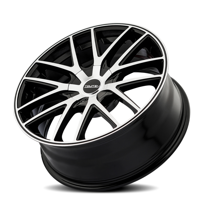 Touren TR60 Gloss Black Machined Wheel 2
