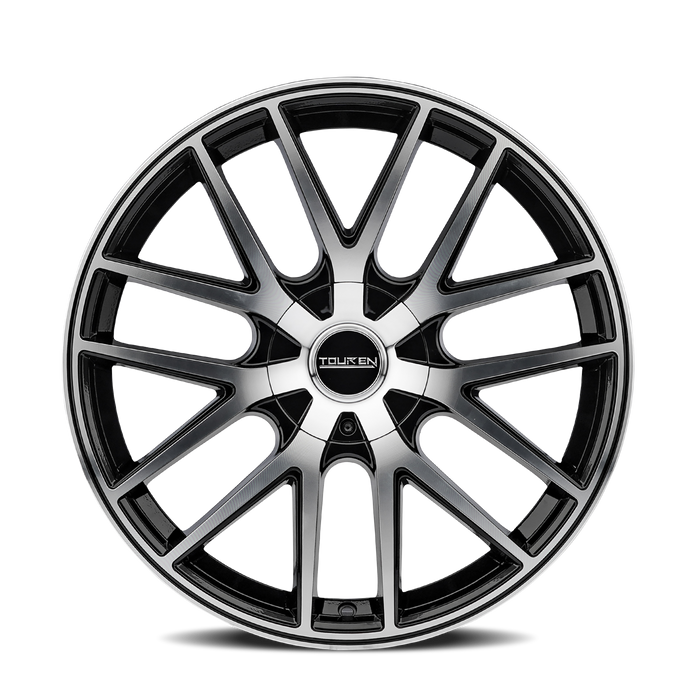 Touren TR60 Gloss Black Machined Wheel 3