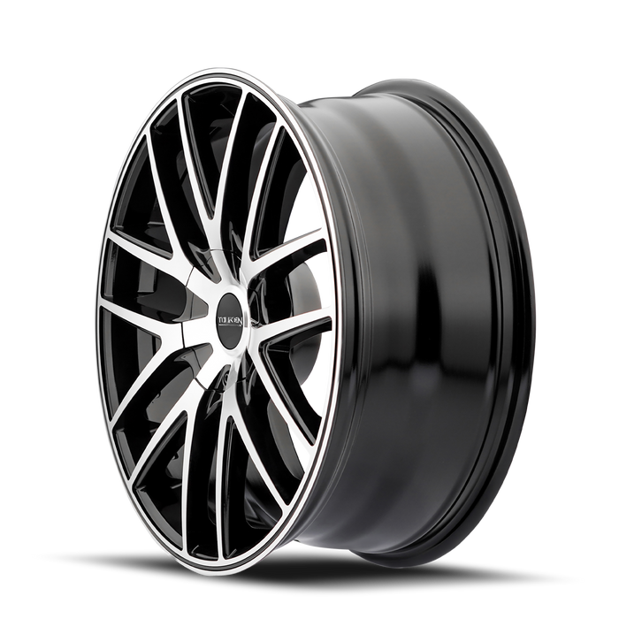 Touren TR60 Gloss Black Machined Wheel 4