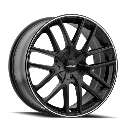 Touren TR60 Matte Black Machined Wheel 1