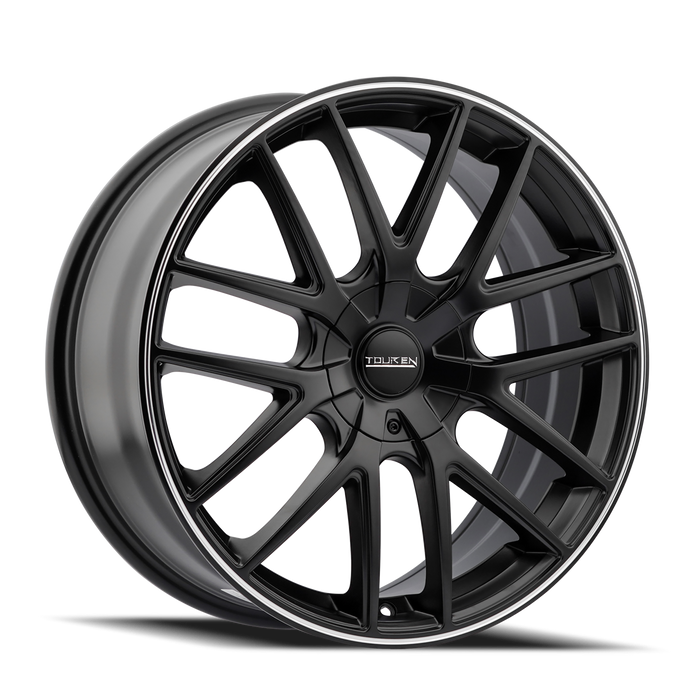 Touren TR60 Matte Black Machined Wheel 1