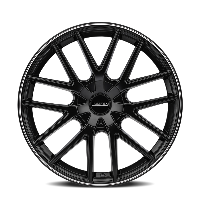 Touren TR60 Matte Black Machined Wheel 3