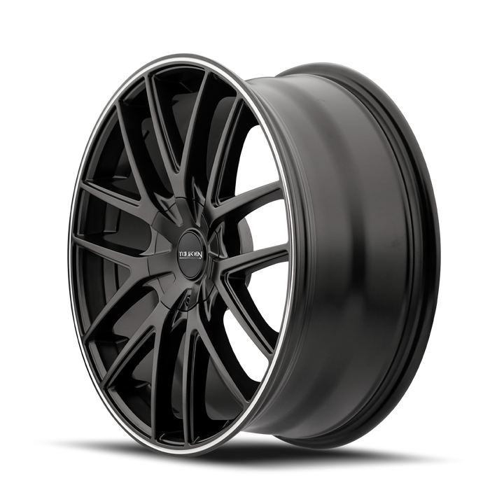 Touren TR60 Matte Black Machined Wheel 4