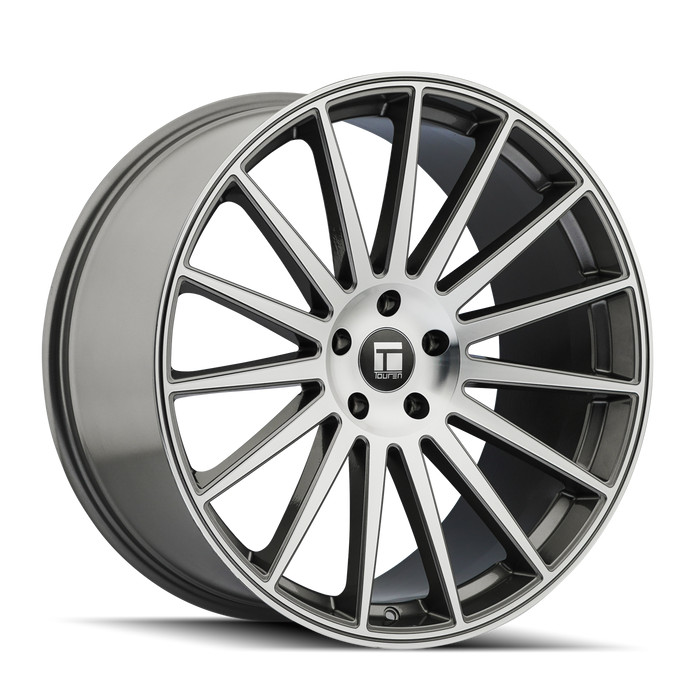 Touren TR92 Gloss Graphite Machined Wheel 1