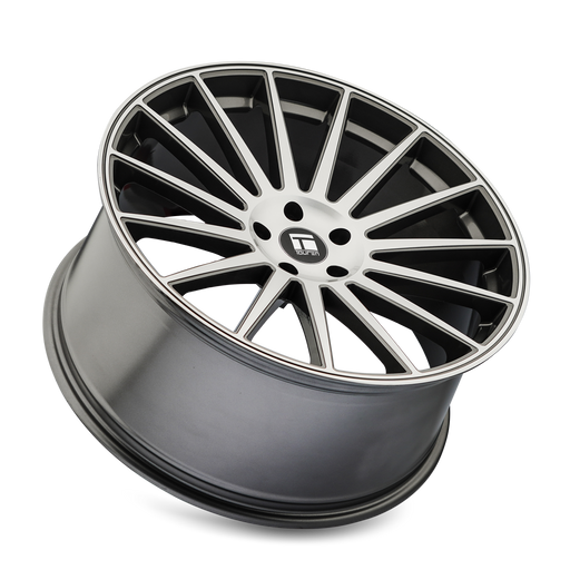Touren TR92 Gloss Graphite Machined Wheel 2
