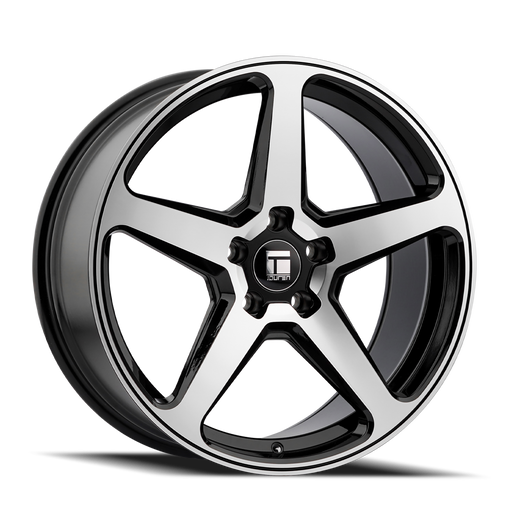 Touren TF96 Gloss Black Machined Wheel 1