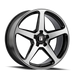 Touren TF96 Gloss Black Machined Wheel 1