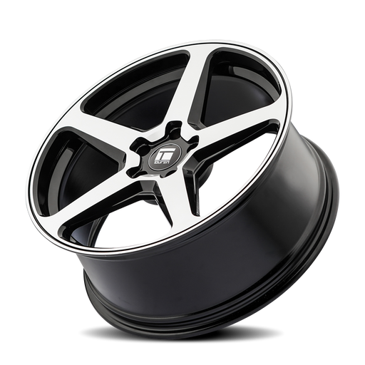 Touren TF96 Gloss Black Machined Wheel 2