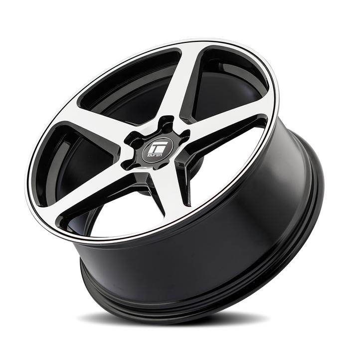 Touren TF96 Gloss Black Machined Wheel 2