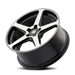 Touren TF96 Gloss Black Machined Wheel 2