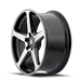 Touren TF96 Gloss Black Machined Wheel 4