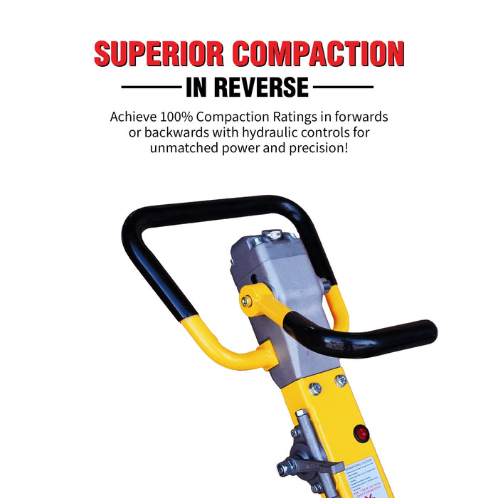 Tomahawk 6.5 HP Honda Reverse Hydraulic Plate Compactor for Soil, Aggregate, Cohesive Compaction - Installation View