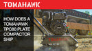 Tomahawk Power Vibratory Plate Compactor Tamper with Kohler Engine for Dirt Gravel Soil Compaction - Detail View