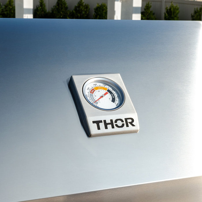 Thor Kitchen 36-Inch Gas Grill on Cart (TPG3601) – thermometer